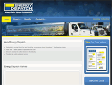 Tablet Screenshot of energydispatch.com